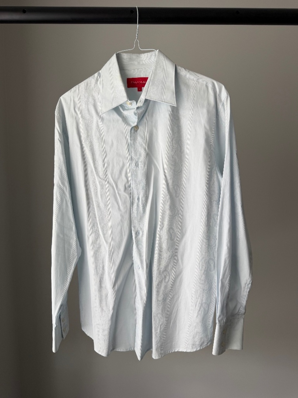 Emanuel by Emanuel Ungaro Paisley Jacquard Dress Shirt - White